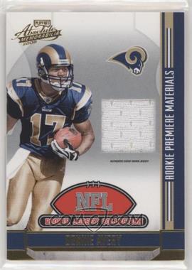 2008 Playoff Absolute Memorabilia - NFL Rookie Jersey Collection #5 - Donnie Avery