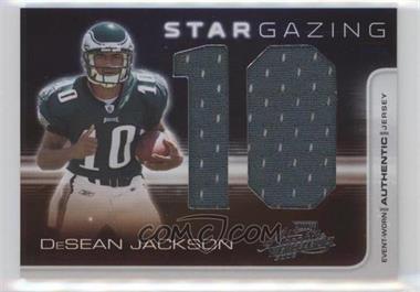 2008 Playoff Absolute Memorabilia - Star Gazing - Jumbo Die-Cut Jersey Number Materials #SG32 - DeSean Jackson /25 [Noted]
