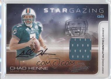 2008 Playoff Absolute Memorabilia - Star Gazing - Materials Signatures #SG33 - Chad Henne /25