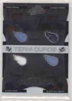 Justin Gage, Justin McCareins, LenDale White, Vince Young #/100
