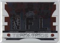 Carson Palmer, Chad Johnson, T.J. Houshmandzadeh #/100