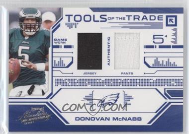 2008 Playoff Absolute Memorabilia - Tools of the Trade - Blue Double Materials #TOTT36 - Donovan McNabb /100