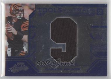 2008 Playoff Absolute Memorabilia - Tools of the Trade - Jumbo Blue Die-Cut Jersey Number Materials #TOTT3 - Carson Palmer /25