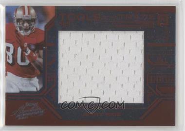 2008 Playoff Absolute Memorabilia - Tools of the Trade - Jumbo Red Materials #TOTT16 - Jerry Rice /25