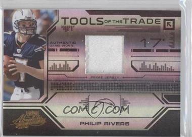 2008 Playoff Absolute Memorabilia - Tools of the Trade - Spectrum Black Materials #TOTT37 - Philip Rivers /50