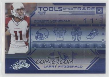 2008 Playoff Absolute Memorabilia - Tools of the Trade - Spectrum Blue #TOTT6 - Larry Fitzgerald /50