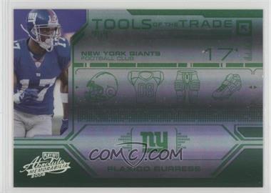 2008 Playoff Absolute Memorabilia - Tools of the Trade - Spectrum Green #TOTT40 - Plaxico Burress /25