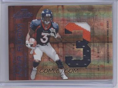 2008 Playoff Absolute Memorabilia - War Room - Jumbo Die-Cut Jersey Number Materials Prime #WR-13 - Eddie Royal /10