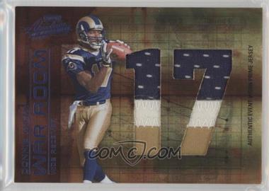 2008 Playoff Absolute Memorabilia - War Room - Jumbo Die-Cut Jersey Number Materials Prime #WR-9 - Donnie Avery /10