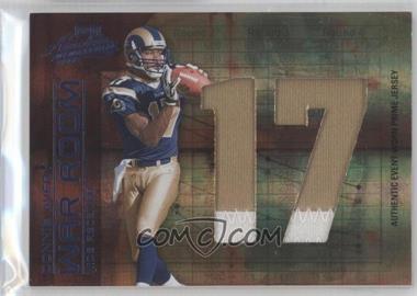 2008 Playoff Absolute Memorabilia - War Room - Jumbo Die-Cut Jersey Number Materials Prime #WR-9 - Donnie Avery /10