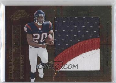 2008 Playoff Absolute Memorabilia - War Room - Jumbo Materials Prime #WR-33 - Steve Slaton /25