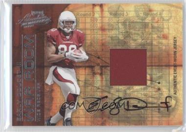 2008 Playoff Absolute Memorabilia - War Room - Materials Signatures #WR-12 - Early Doucet III /25