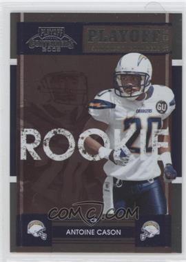 2008 Playoff Contenders - [Base] - Playoff Ticket #106 - Antoine Cason /99