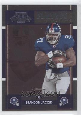 2008 Playoff Contenders - [Base] - Playoff Ticket #66 - Brandon Jacobs /99