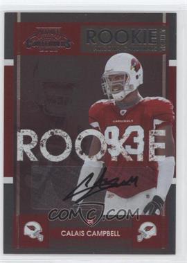 2008 Playoff Contenders - [Base] #111 - Calais Campbell