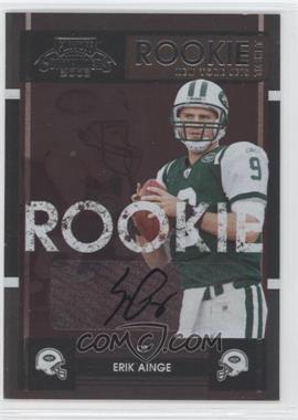 2008 Playoff Contenders - [Base] #136 - Erik Ainge /108