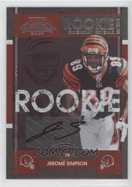 2008 Playoff Contenders - [Base] #150 - Jerome Simpson