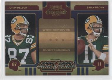 2008 Playoff Contenders - Draft Class - Black #15 - Jordy Nelson, Brian Brohm /50