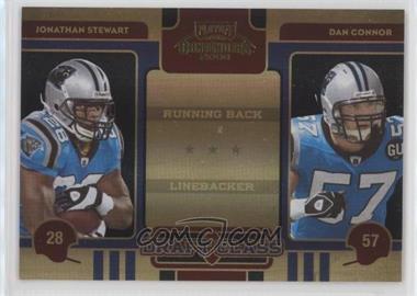 2008 Playoff Contenders - Draft Class - Black #6 - Jonathan Stewart, Dan Connor /50