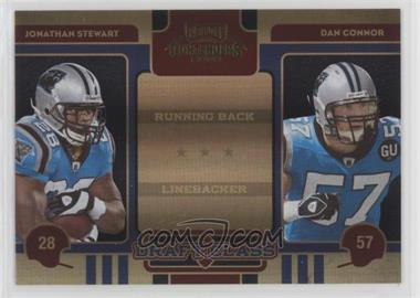 2008 Playoff Contenders - Draft Class - Black #6 - Jonathan Stewart, Dan Connor /50