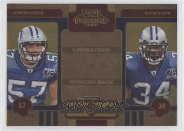 2008 Playoff Contenders - Draft Class - Gold #14 - Jordon Dizon, Kevin Smith /100