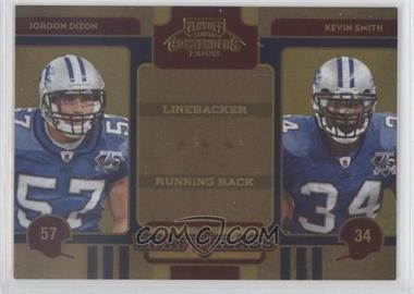 2008 Playoff Contenders - Draft Class - Gold #14 - Jordon Dizon, Kevin Smith /100