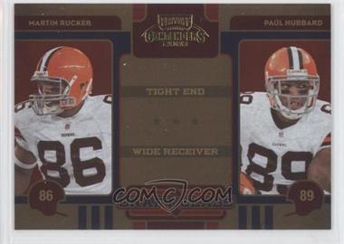 2008 Playoff Contenders - Draft Class #10 - Martin Rucker, Paul Hubbard /500