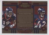 Eddie Royal, Ryan Torain #/500