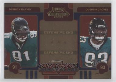 2008 Playoff Contenders - Draft Class #18 - Derrick Harvey, Quentin Groves /500