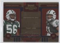 Vernon Gholston, Dustin Keller #/500