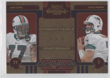 2008 Playoff Contenders - Draft Class #21 - Chad Henne, Jake Long /500