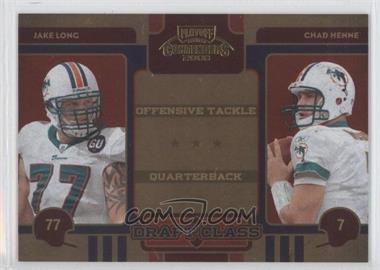 2008 Playoff Contenders - Draft Class #21 - Chad Henne, Jake Long /500