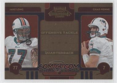 2008 Playoff Contenders - Draft Class #21 - Chad Henne, Jake Long /500