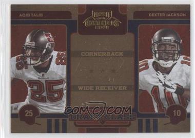 2008 Playoff Contenders - Draft Class #32 - Aqib Talib, Dexter Jackson /500