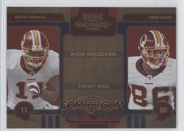 2008 Playoff Contenders - Draft Class #34 - Devin Thomas, Fred Davis /500