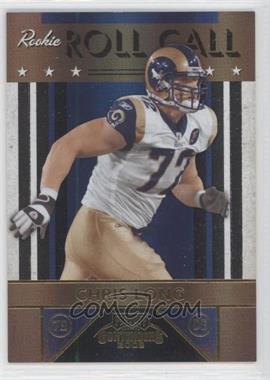 2008 Playoff Contenders - Rookie Roll Call - Black #27 - Chris Long /50