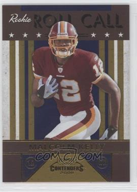 2008 Playoff Contenders - Rookie Roll Call - Gold #19 - Malcolm Kelly /100