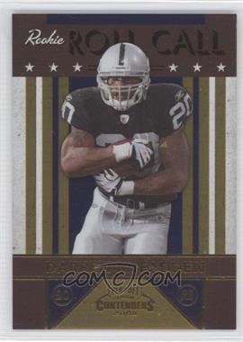 2008 Playoff Contenders - Rookie Roll Call - Gold #26 - Darren McFadden /100