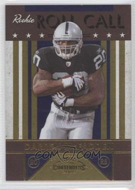 2008 Playoff Contenders - Rookie Roll Call - Gold #26 - Darren McFadden /100