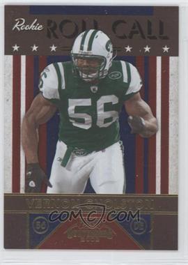 2008 Playoff Contenders - Rookie Roll Call #1 - Vernon Gholston /500