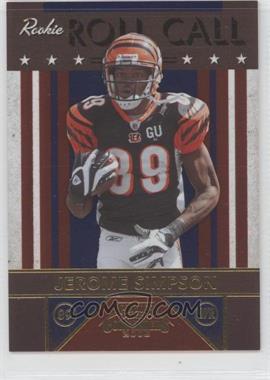 2008 Playoff Contenders - Rookie Roll Call #13 - Jerome Simpson /500