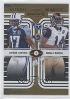 Keenan Burton, Lavelle Hawkins #/100