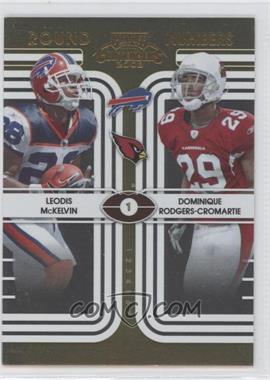 2008 Playoff Contenders - Round Numbers - Gold #6 - Leodis McKelvin, Dominique Rodgers-Cromartie /100