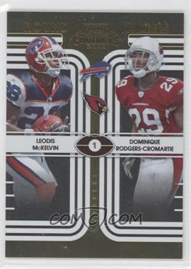 2008 Playoff Contenders - Round Numbers - Gold #6 - Leodis McKelvin, Dominique Rodgers-Cromartie /100