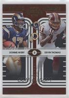 Donnie Avery, Devin Thomas [EX to NM] #/500