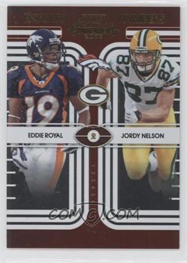 2008 Playoff Contenders - Round Numbers #12 - Eddie Royal, Jordy Nelson /500