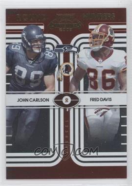 2008 Playoff Contenders - Round Numbers #15 - John Carlson, Fred Davis /500