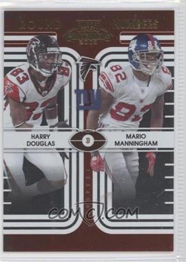 2008 Playoff Contenders - Round Numbers #23 - Harry Douglas, Mario Manningham /500