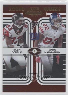 2008 Playoff Contenders - Round Numbers #23 - Harry Douglas, Mario Manningham /500