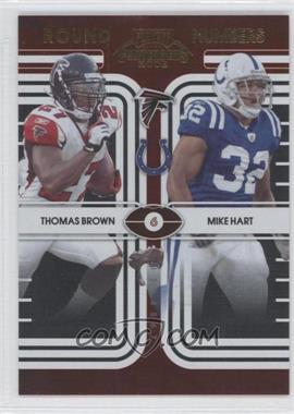 2008 Playoff Contenders - Round Numbers #31 - Mike Hart, Thomas Brown /500